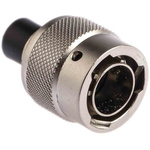 Souriau, UTO 4 Way Cable Mount MIL Spec Circular Connector Plug, Pin Contacts,Shell Size 10, Bayonet Coupling