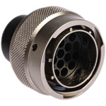 Souriau, UTO 19 Way Cable Mount MIL Spec Circular Connector Plug, Pin Contacts,Shell Size 16, Bayonet Coupling