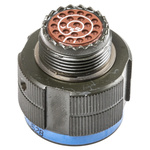 Amphenol, TV 22 Way Cable Mount MIL Spec Circular Connector Plug, Pin Contacts,Shell Size 13, Screw Coupling,