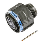Amphenol, TV 22 Way Cable Mount MIL Spec Circular Connector Plug, Socket Contacts,Shell Size 13, Screw Coupling,