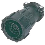 Souriau, UTP 23 Way Cable Mount MIL Spec Circular Connector Plug, Pin Contacts,Shell Size 18, Bayonet Coupling