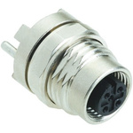Harting 4 Pole Din Socket, Female, Panel Mount