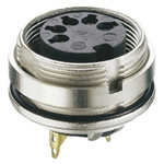 Lumberg 6 Pole Din Socket, DIN EN 60529, 5A, 250 V ac IP68, Female, Panel Mount