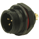 RS PRO Circular Connector, 3 Contacts, Panel Mount, Socket, Male, IP68
