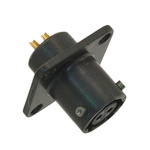 Amphenol, PT 2 Way Panel Mount MIL Spec Circular Connector Receptacle, Socket Contacts,Shell Size 8, Bayonet,