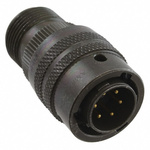 Amphenol, PT 6 Way Cable Mount MIL Spec Circular Connector Plug, Pin Contacts,Shell Size 10, Bayonet, MIL-DTL-26482