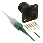 Amphenol Limited, D38999 6 Way Wall Mount MIL Spec Circular Connector Receptacle, Pin Contacts,Shell Size 9, Quick