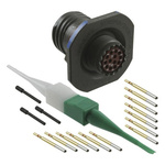 Amphenol Limited, D38999 13 Way Jam Nut MIL Spec Circular Connector Receptacle, Socket Contacts,Shell Size 11, Quick