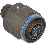 Amphenol Limited, D38999 6 Way Free Hanging MIL Spec Circular Connector Plug, Socket Contacts,Shell Size 9, Quick