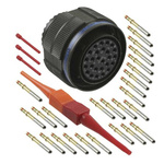 Amphenol Limited, D38999 26 Way Free Hanging MIL Spec Circular Connector Plug, Socket Contacts,Shell Size 17, Quick