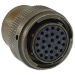 ITT Cannon, KPT 32 Way Cable Mount MIL Spec Circular Connector Plug, Socket Contacts,Shell Size 18, Bayonet Coupling