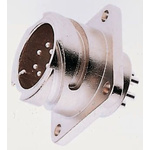 ITT Cannon, CA-COM 35 Way Box Mount MIL Spec Circular Connector Receptacle, Pin Contacts,Shell Size 28, Bayonet Coupling
