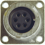 ITT Cannon, CA-COM 35 Way Box Mount MIL Spec Circular Connector Receptacle, Socket Contacts,Shell Size 28, Bayonet
