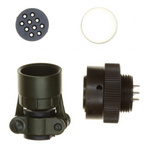 Souriau, 851 10 Way Cable Mount MIL Spec Circular Connector Plug, Pin Contacts,Shell Size 12, Bayonet, MIL-C-26482 G