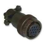 Souriau, 851 6 Way Cable Mount MIL Spec Circular Connector Receptacle, Socket Contacts,Shell Size 10, Bayonet,