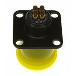 Souriau, 851 4 Way Cable Mount MIL Spec Circular Connector Plug, Socket Contacts,Shell Size 8, Bayonet, MIL-C-26482 G