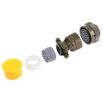 Souriau, 851 26 Way Cable Mount MIL Spec Circular Connector Plug, Socket Contacts,Shell Size 16, Bayonet Coupling,