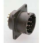 Amphenol Socapex, 451 10 Way Panel Mount MIL Spec Circular Connector Receptacle, Socket Contacts,Shell Size 12, Bayonet