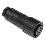 Hirschmann, CM 6 Way Cable Mount MIL Spec Circular Connector Plug, Socket Contacts, Screw Coupling, MIL-DTL-5015