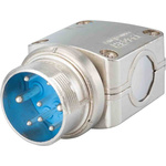 Jaeger 3 Way Cable Mount MIL Spec Circular Connector Plug, Socket Contacts, MIL-DTL-5015