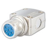 Jaeger 4 Way Cable Mount MIL Spec Circular Connector Plug, Socket Contacts, MIL-DTL-5015