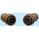 Glenair 7 Way Cable Mount MIL Spec Circular Connector Plug, Pin Contacts,Shell Size 16S, MIL-DTL-5015