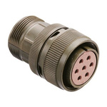 JAE 10 Way Cable Mount MIL Spec Circular Connector Plug, Socket Contacts,Shell Size 18