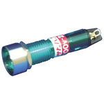 Green Neon Indicator Lamp, Solder Tabs, 200 → 250 V ac