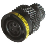 Souriau, 8STA 3 Way Cable Mount MIL Spec Circular Connector Plug, Pin Contacts,Shell Size 04, Bayonet Coupling