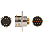 Amphenol Limited, 62GB 10 Way Box Mount MIL Spec Circular Connector Receptacle, Socket Contacts,Shell Size 12, Bayonet