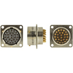 Amphenol Limited, 62GB 26 Way Box Mount MIL Spec Circular Connector Receptacle, Socket Contacts,Shell Size 16, Bayonet