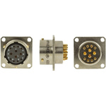Amphenol Limited, 62GB 12 Way Box Mount MIL Spec Circular Connector Receptacle, Socket Contacts,Shell Size 14, Bayonet