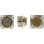 Amphenol Limited, 62GB 32 Way Box Mount MIL Spec Circular Connector Receptacle, Socket Contacts,Shell Size 18, Bayonet