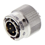 Amphenol Limited, 62GB 6 Way Cable Mount MIL Spec Circular Connector Plug, Pin Contacts,Shell Size 10, Bayonet