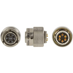 Amphenol Limited, 62GB 6 Way Cable Mount MIL Spec Circular Connector Plug, Socket Contacts,Shell Size 10, Bayonet