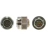 Amphenol Limited, 62GB 10 Way Cable Mount MIL Spec Circular Connector Plug, Pin Contacts,Shell Size 12, Bayonet