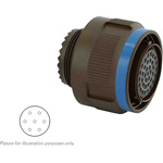 Souriau, 8D 7 Way Cable Mount MIL Spec Circular Connector Plug, Socket Contacts,Shell Size 11, Screw Coupling,