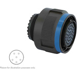 Souriau, 8D 6 Way Cable Mount MIL Spec Circular Connector Plug, Socket Contacts,Shell Size 09, Screw Coupling,