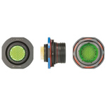 Souriau, 8D 66 Way Panel Mount MIL Spec Circular Connector Receptacle, Pin Contacts,Shell Size 19, Screw Coupling,