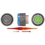 Souriau, EN3645 26 Way Cable Mount MIL Spec Circular Connector Plug, Socket Contacts,Shell Size 17, Screw Coupling,