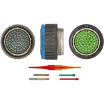 Souriau, EN3645 8 Way Cable Mount MIL Spec Circular Connector Plug, Socket Contacts,Shell Size 25, Screw Coupling,
