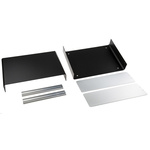 METCASE Unicase Black Aluminium Instrument Case, 350 x 250 x 110mm