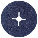 Norton Fibre Disc Zirconium Dioxide Sanding Disc, 115mm x 25mm Thick, P80 Grit, Norzon