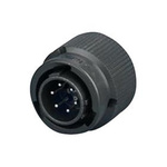 Amphenol Limited, 62GB 7 Way Cable Mount MIL Spec Circular Connector Plug, Pin Contacts,Shell Size 10, Bayonet