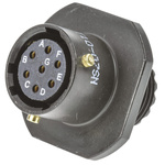 Amphenol Limited, 62GB 7 Way Cable Mount MIL Spec Circular Connector Receptacle, Socket Contacts,Shell Size 10, Bayonet