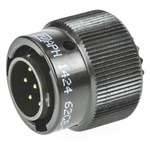 Amphenol Limited, 62GB 7 Way Cable Mount MIL Spec Circular Connector Plug, Pin Contacts,Shell Size 10, Bayonet