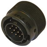 Amphenol Limited, 62GB 10 Way Cable Mount MIL Spec Circular Connector Plug, Pin Contacts,Shell Size 12, Bayonet