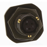 Amphenol Limited, 62GB 3 Way Panel Mount MIL Spec Circular Connector Receptacle, Socket Contacts,Shell Size 8, Bayonet