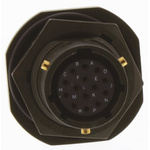 Amphenol Limited, 62GB 14 Way Panel Mount MIL Spec Circular Connector Receptacle, Socket Contacts,Shell Size 12,