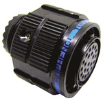 Amphenol Limited, TV 3 Way Cable Mount MIL Spec Circular Connector Plug, Socket Contacts,Shell Size 09, Screw Coupling,